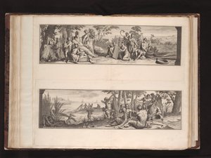 Kaart die de landen enz. van de Overwaert binnen de ringdijk van de Alblasserwaert toont / uitgegeven door bevel van de edele heren erfwatergraaf en waterheemraden van de Overwaert in het jaar MDCCVI door Mattheus van Nispen